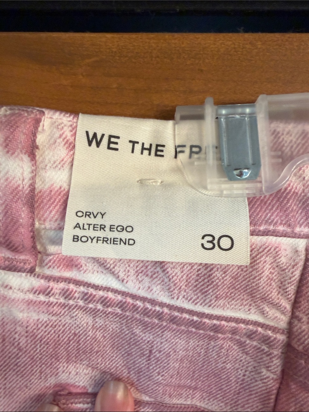 Free People Pink Ombre Wide-Leg Jeans tall girl friendly! - Picture 4 of 8